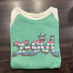 xgirl 7分袖カットソー 6T ミントグリーン