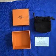 HERMES ギフト箱、巾着、ショップカードセット
