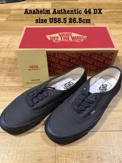 新品 26.5㎝ US8.5バンズ オーセンティック アナハイムブラック