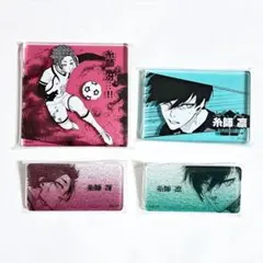 ブルーロック コマプレートスタンド ネームバッジコレクション 冴＆凛 4点セット