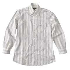 BURBERRY LONDON バーバリー ロンドン ストライプ 長袖シャツ M