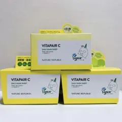 ネイチャーリパブリック　ビタミンC デイリーシートマスク　30枚入り　3箱セットのサムネイル