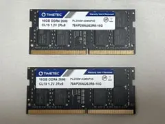 TIMETEC DDR4-2666v-16GBx2枚計32GB