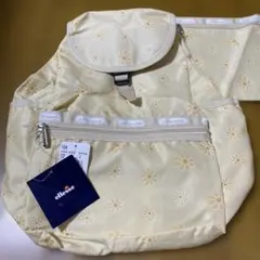 ellesse リュックサック 花柄 クリーム色のサムネイル