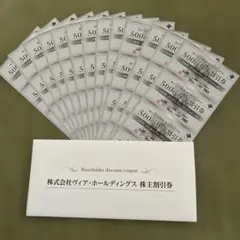 ヴィア・ホールディングス 株主割引券 500円券 52枚　26,000円分のサムネイル