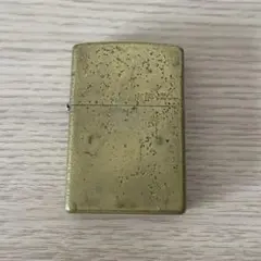 ZIPPO アーマー 真鍮無垢 ブラッシュブラス 2020年製 ゴールドカラー 