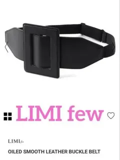 LIMI few / LEATHER BUCKLE BELTのサムネイル