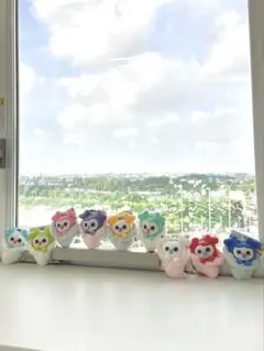 GIGO限定　TWICE LOVELYS　おくるみマスコット　全9種コンプセット