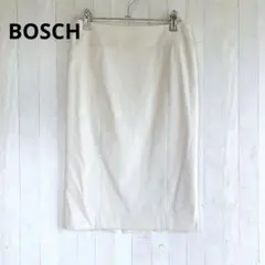 BOSCH ボッシュ タイトスカート S アイボリー コットン 綿 キュプラのサムネイル