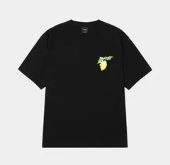 huf ブラック Tシャツ レモンプリント