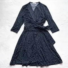 【週末セール】FIFILLES フランス製カシュクールワンピース