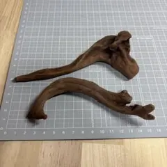 水槽用流木 2点セット s107