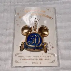 【新品•非売品】米国カリフォルニアディズニーランド50周年記念チャーム