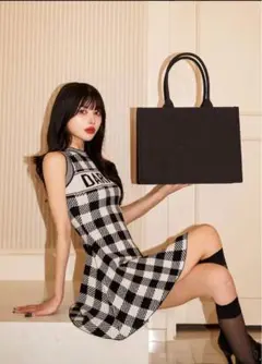Darich チェック柄バッグ　ノベルティ Darich チェック柄 トートバッグ ノベルティ ダーリッチ