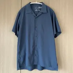 山と道 Bamboo Short Sleeve Shirt Indigo M