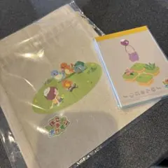 楽天ブックス限定特典のみ　ぽこ あ ポケモン コットン巾着+メモ帳のサムネイル