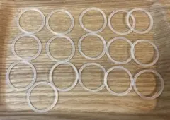 アンブレラマーカー　シリコンリング 15個