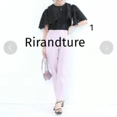 ♥️美品♥️タグ有♥️【Rirandture 】1 刺繍ケープ風ブラウス