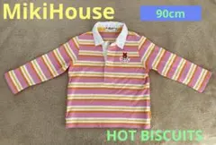 ミキハウス ホットビスケッツ 長袖シャツ90cm