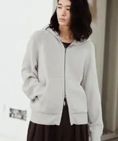 wym AZE KNIT CROPPED HOODIE Sサイズ