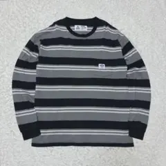 CHALLENGER/L/S BORDER TEE（GRAY/BLACK）Mのサムネイル