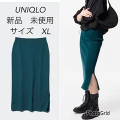 新品　未使用　タグ付き　UNIQLO XL タイトスカート グリーン