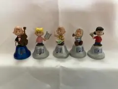 スヌーピー 音楽キャラクター フィギュア 5体セット、ハンドベル
