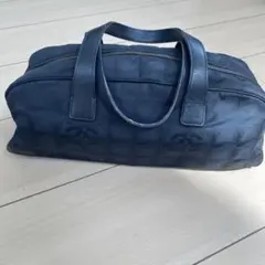 CHANEL ニュートラベルライン ミニボストンバッグ 総柄　シャドーココマーク