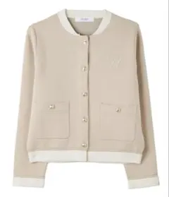 ❤*︎様 HLT Logo Knit Varsity Jacket herlipのサムネイル