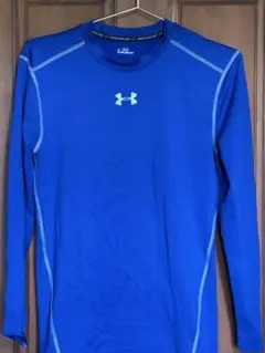 UNDER ARMOUR 青 長袖 アンダーシャツ LG