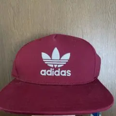adidas ベースボールキャップ バーガンディ