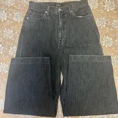 SLOBE IENA Le Denim カーブデニムパンツ ブラック 38のサムネイル