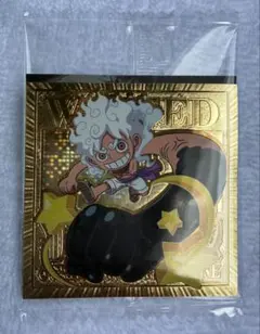 ワンピース 大海賊シールウエハースlog12 ゴールドパラレル ルフィ