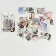 海外　シール　幻想的　風景　景色　花　20枚　おすそ分け