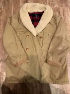 【古タグ】ポロラルフローレン　ボアハーフコート