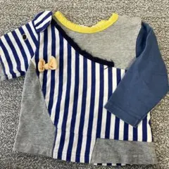 BABY CHEER ストライプ きりん　トレーナー 90