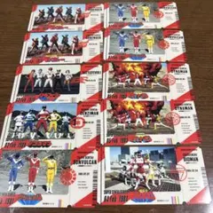 スーパー戦隊チケットライクコレクションまとめ 44枚