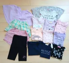 女の子 110 夏服 まとめ売り 13点 保育園 着替え