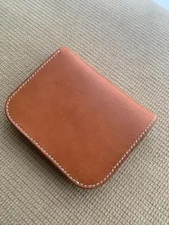 栃木レザー仕様のハーフウォレット