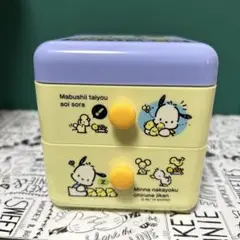 サンリオ　ポチャッコ　小物入れケース　プラスチック　チェスト　中古