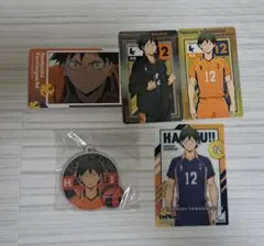 ハイキュー!! 山口忠 カード・チャーム 5点