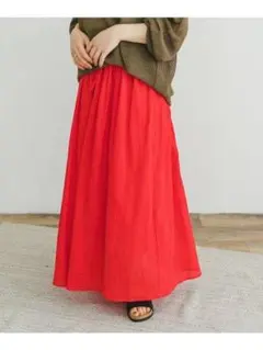 URBAN RESEARCH ロングスカート レッド フリーサイズのサムネイル