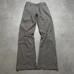 00s Y2K Grunge Street EDWIN Check Flareのサムネイル