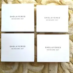 【人気】SHOLAYERED SKINCARE SET　4箱まとめ売り