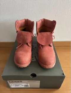 希少】Timberland ピンクブーツ 27cm - メルカリ