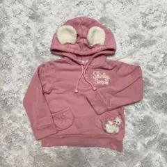 ❤️美品❤️シャーリーテンプル　クマ耳　クマモチーフ　ピンク　　パーカー　100cmのサムネイル