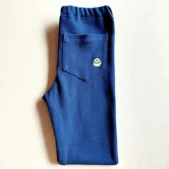 美品 SLAP SLIP ストレッチパンツ 120㎝ 紺色 eくん刺繍 長ズボン