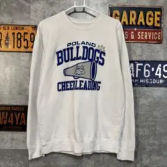 ブルドッグス　カレッジロゴ　古着　スウェット　ストリート　アメカジ　L相当