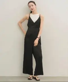 新品Auntie Rosa NEUNA カシュクールサロペットオールインワン