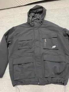 New Balance フード付きジャケット ブラック L